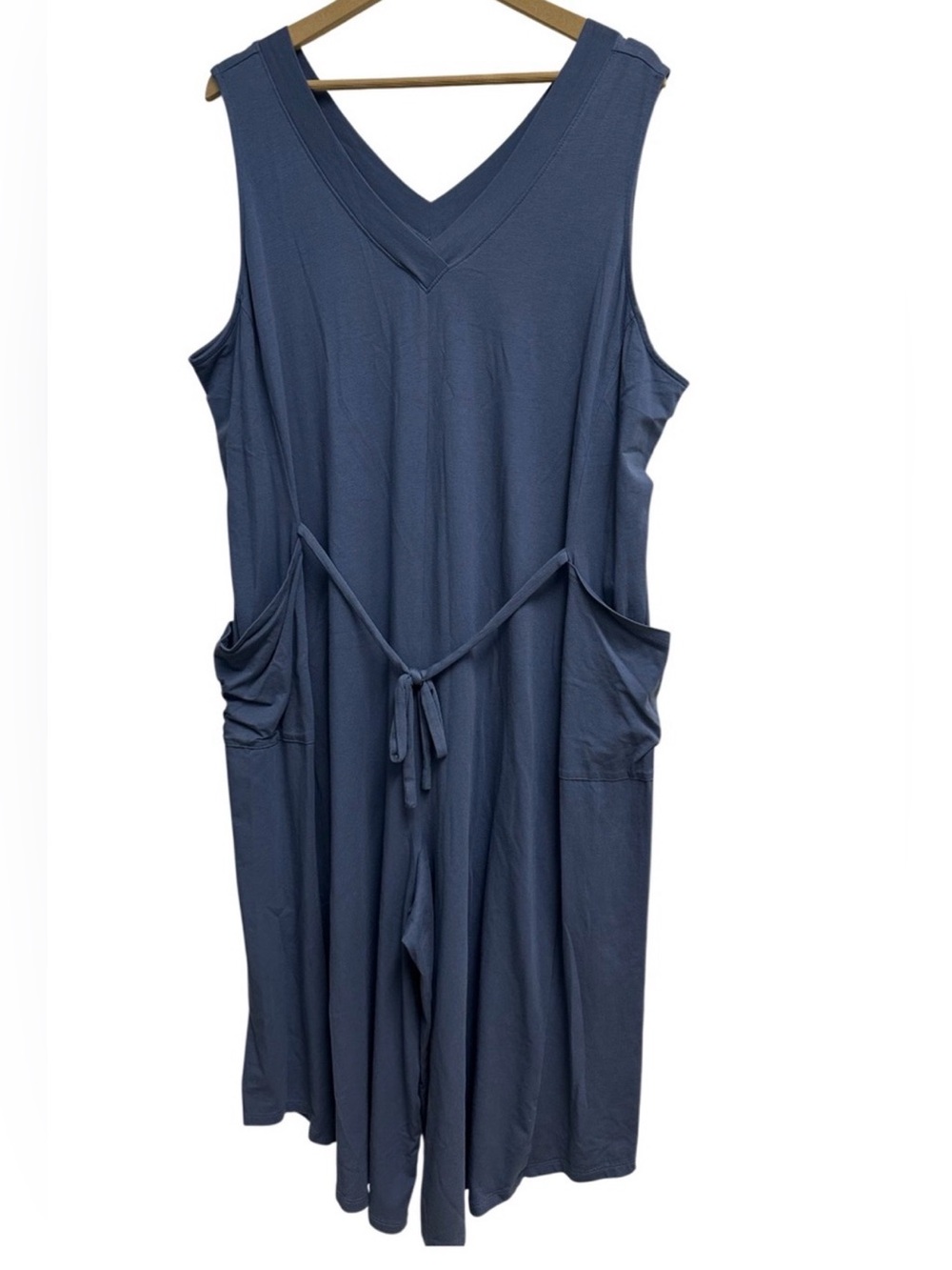 AnyBody | Cozy Knit Romper with Pockets - Picture 2 of 6